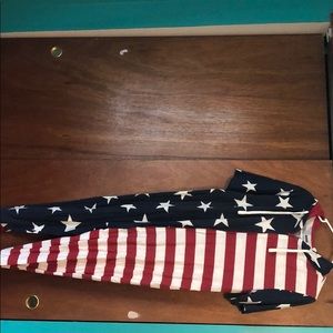 American flag onesie